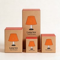 Boîtes rigides portables écologiques en papier avec impression numérique personnalisée, ampoule LED, emballage biodégradable et design unique