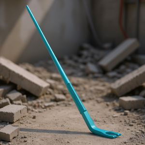 Barre à levier en acier au carbone de 56 pouces, robuste, en forme de L, avec extrémité à griffes pour la démolition du béton, la construction industrielle - Product Image 2