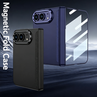 Étui de téléphone magnétique 2-en-1 avec béquille pour iPhone Duo, coque anti-chute
