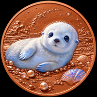 Pièces de monnaie en cuivre de 1 oz en gros, pièces commémoratives, médailles en métal 3D en relief, pièces de monnaie en cuivre 999, cadeau souvenir
