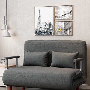 Canapé-<span class=keywords><strong>lit</strong></span> pliable à double usage, salon, multifonctionnel, sieste de l'après-midi, canapé gain de place, canapé-<span class=keywords><strong>lit</strong></span> en tissu tendance - Product Image 2