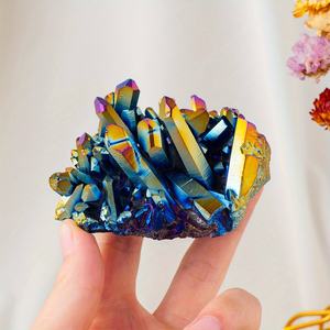 คริสตัลควอตซ์สีรุ้งเคลือบไทเทเนียมแบบขายส่ง สำหรับตกแต่งบ้านตามหลักฮวงจุ้ย - Product Image 3