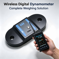 Dynamomètre de tension sans fil multi-capacités avec cellule de charge numérique et manilles pour la mesure de force de levage