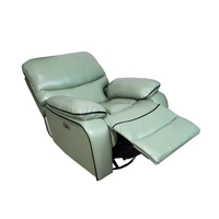 Fauteuil inclinable électrique en cuir synthétique à gravité zéro pour salon, cinéma à domicile et salle de cinéma