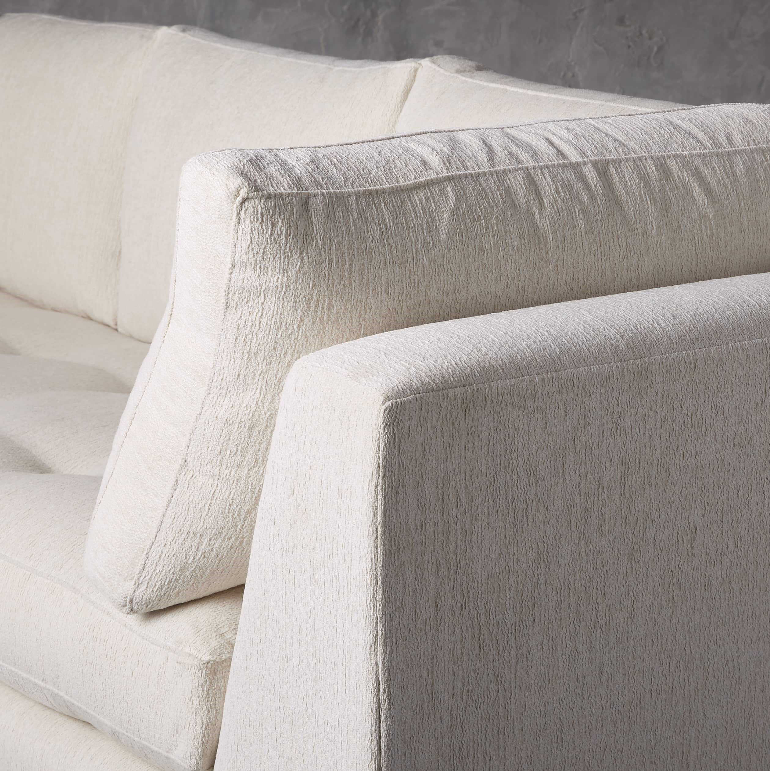 Wholesale cheap home furniture factory direct wood base fabric L shape chaise living room sofa