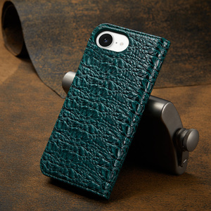 Étui à rabat en cuir véritable pour <span class=keywords><strong>iPhone</strong></span> 16E 16 16 Pro, pour <span class=keywords><strong>iPhone</strong></span> 14/15 Promax Real Skin case Bag - Product Image 5
