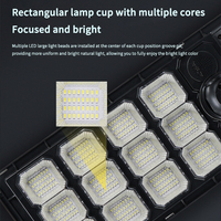 Lampadaire solaire intelligent 500W tout-en-un avec caméra HD, contrôle par application WiFi, étanche IP65 pour l'éclairage de sécurité publique