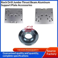 Accessoires pour foreuse hydraulique de roche : Plaque de support en aluminium pour poutre de poussée, Bande anti-usure pour curseur, Piston d'impact