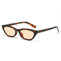 Kacamata Hitam NQ 5432 Gaya Eropa Amerika Street Punch Cat Eye UV400 Merah Tortoise Serbaguna Trendi dan Ekstravagan