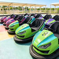 Vente en gros de voitures tamponneuses électriques commerciales d'extérieur et de grandes voitures tamponneuses d'intérieur en fibre de verre à batterie pour parcs d'attractions