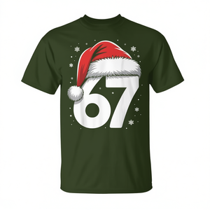 <b>Xmas</b> Gen Alpha Slang Meme Youth 67 Christmas <b>T</b>-<b>Shirt</b> - Product Image 2