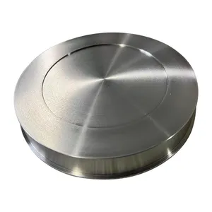 Hot Selling Gr1 Pure Titanium Disc 99.7% PVD Sputtering Titanium Forging Round Target Ti Target