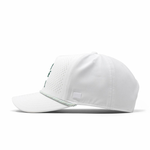 Gorra de <span class=keywords><strong>Camionero</strong></span> Perforada con Agujeros de Corte Láser y Parche de Goma PVC con Cuerda y Logo Personalizado, Gorra Snapback de Golf Impermeable - Product Image 3
