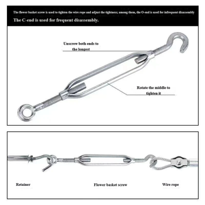 Grillete de alta resistencia tipo <span class=keywords><strong>D</strong></span> 431, Grillete de aparejo de acero inoxidable, Juego de remaches para mangueras, Tuercas en T de acero inoxidable - Product Image 6
