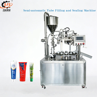 Machine semi-automatique de remplissage et de scellage de tubes souples pour dentifrice, cosmétiques, produits de lavage et de soin, chocolat et graisses