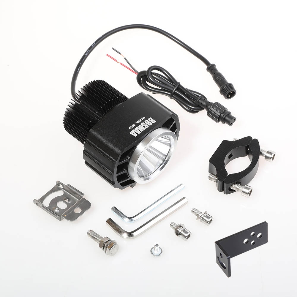 Свет для автомобильного велосипеда Bosmaa 44 Вт 7000 лм, светодиодный рабочий свет для мотоцикла, автомобиля, чип XHP70, универсальный для Jeep, фары высокой мощности