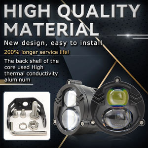 Nuevo Faro LED de Alta Potencia de 30W y 12V para Motocicleta, Luz de Conducción de Doble Color, 6500 Lúmenes, para Autos y Motocicletas - Product Image 6