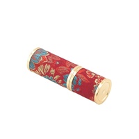 Emballage de rouge à lèvres personnalisé en satin de soie de luxe, tube de rouge à lèvres mat velours haute pigmentation, conteneur pour lèvres