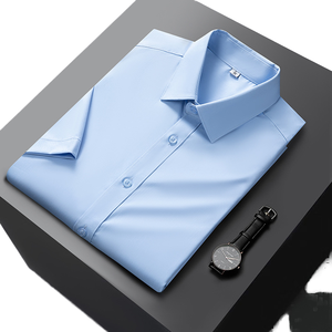 <span class=keywords><strong>Chemise</strong></span> décontractée pour homme DP 100% <span class=keywords><strong>coton</strong></span>, prête à porter, séchage rapide, respirante, <span class=keywords><strong>sans</strong></span> <span class=keywords><strong>repassage</strong></span>, pour le printemps - Product Image 1
