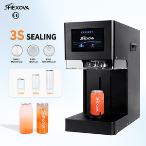 Macchina Sigillatrice Elettrica per Lattine in Alluminio di Alta Qualità CE, Sigillatrice per Lattine di Bevande, Soda, Torte e PET per Caffetterie - Product Image 1