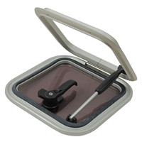 Hublot carré marin en alliage d'aluminium, fenêtre de pont de bateau à ouverture coulissante, hublot de yacht pour accessoires de camping-car, yacht et bateau