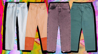 Jean en denim délavé bleu clair dégradé style vintage avec effet moustaches, personnalisable en gros, pour homme, idéal pour toutes les occasions, marque privée