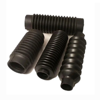 Housse télescopique en caoutchouc pour soufflet gonflable d'accordéon OEM Housse anti-poussière en élastomère automobile EPDM silicone FKM