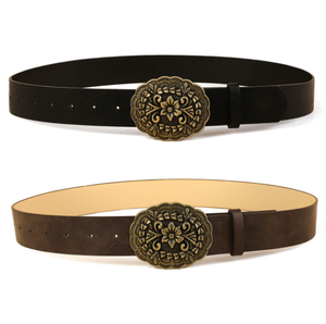 2025 nouveauté Vintage à la mode femmes taille polyvalent décontracté PU cuir ceintures avec boucle ardillon vêtements accessoires - Product Image 1