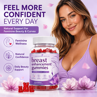 Complément alimentaire beauté quotidien à base de collagène, biotine, vitamine C et mélange d'herbes, gommes pour l'amélioration mammaire
