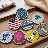 Marcadores de Golf Metálicos con Logotipo 3D en Relieve Personalizados para Clubes de Golf, Fabricante de Marcadores de Golf Magnéticos al por Mayor