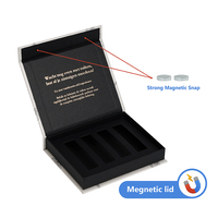 Caja de Cartón Magnética Portátil al por Mayor para Cosméticos y Perfumes, Caja de Papel Rígido Personalizada con Tapa Magnética y Esponja Ecológica