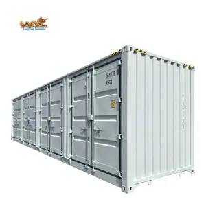 4 Side Door For Storage 40 40ft 40 Foot Open Side Shipping Container For Sale