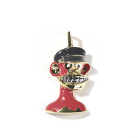 Colliers de mode hip-hop, bijoux sertis de pierres, pendentifs avatar NFT du métavers, breloques de dessin animé de créateur, accessoires tendance en zircon