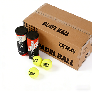 Мяч для падела и тенниса ODEA Professional Match 2026, 45% шерсть, войлочный, сертифицирован IPF/<span class=keywords><strong>FIP</strong></span>, прочный, высокопроизводительный, портативный, OEM/ODM - Product Image 1