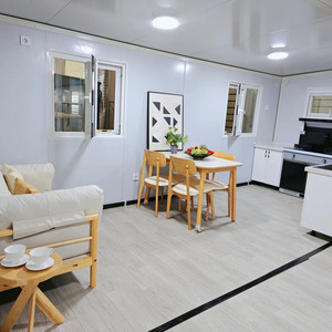 Casa Contenedor Expandible de Diseño Moderno de 40 pies, Villa de Vacaciones de Lujo, 3 Dormitorios, <span class=keywords><strong>Casas</strong></span> Prefabricadas Modulares, <span class=keywords><strong>Casas</strong></span> Pequeñas - Product Image 4
