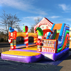 Château gonflable commercial géant <span class=keywords><strong>Ocean</strong></span> World avec toboggan, thème Monde Marin, pour <span class=keywords><strong>location</strong></span> événementielle - Product Image 4