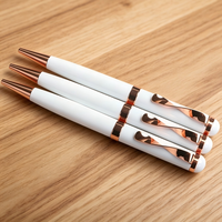 Stylos à bille personnalisés torsadés les plus vendus avec clip, stylos gel métalliques haut de gamme, adaptés à l'écriture quotidienne ou aux réunions de bureau