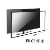 Cadre photo numérique multi-touch 24 pouces avec interface USB et écran tactile LCD WIFI Nouveau produit avec technologie IR
