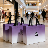 Sac fourre-tout écologique réutilisable grande capacité en tissu non tissé avec logo personnalisé pour boutique de vêtements et mode