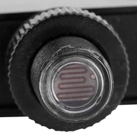 Interrupteur photoélectrique Betterlux AC 105-130V avec capteur crépusculaire, capacité de charge nominale 600W/480VA, noir