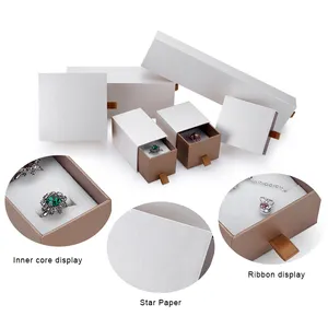 סיטונאי לוגו מותאם אישית נייר נסיעות נוקשה מוצר לקנות מתנה קופסות אריזת תכשיטים
