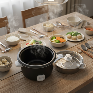 Vente directe usine – Cuiseur à riz automatique 350W-1000W 0.6L-2.8L avec revêtement antiadhésif, cuisson rapide pour la cuisine, minuterie mécanique C - Product Image 6