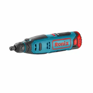 Ronix 8102K 12V 3.2mm Kit d'outils rotatifs sans fil Machine facile à prendre et à utiliser