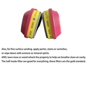 Cartouche/<span class=keywords><strong>Filtre</strong></span> pour vapeurs organiques/gaz acides 60923, Protection respiratoire P100 - Product Image 4