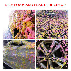 Vente en gros de shampoing de lavage de voiture en mousse de couleur professionnelle 4L 500ml savon liquide de nettoyage de voiture de dépoussiérage avec quatre couleurs disponibles - Product Image 6