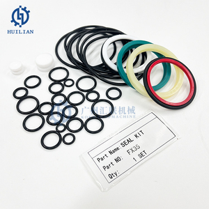 FX35 hidrolik palu lampiran hidrolik Breaker segel Kit menerapkan mesin hidrolik batu palu minyak penyegelan untuk Set lengkap - Product Image 4