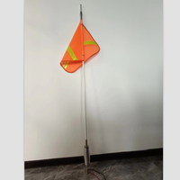 Lumière LED haute luminosité de 8 pieds Nouveau drapeau de buggy de fouet minier de sécurité orange pour véhicule de mine de camion ATV tout-terrain