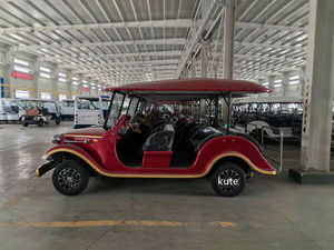 New Arrival Electric Classic Car <b>72V</b> Low Speed Vintage Retro Car <b>Battery</b> Powered Golf Cart for Tourist Attractions - Product Image 4