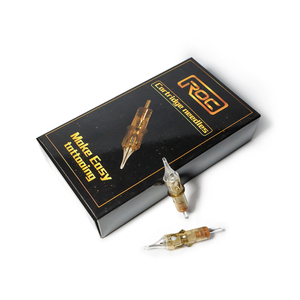 Aiguilles de tatouage de sécurité personnalisées sur la barre 5rl fournitures en gros 20PCS cartouches de <span class=keywords><strong>tatoo</strong></span> en or mélangées avec membrane - Product Image 4