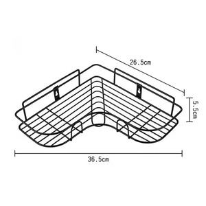 Estante de exhibición de <span class=keywords><strong>metal</strong></span> flotante de estilo nórdico con soporte de pared de madera estante decorativo para baño o cocina - Product Image 6
